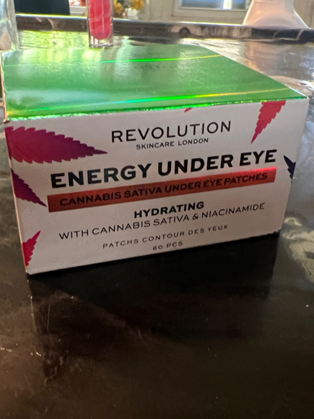 Revolution Energy Under Eye Patches - White, Green & Pink Accents